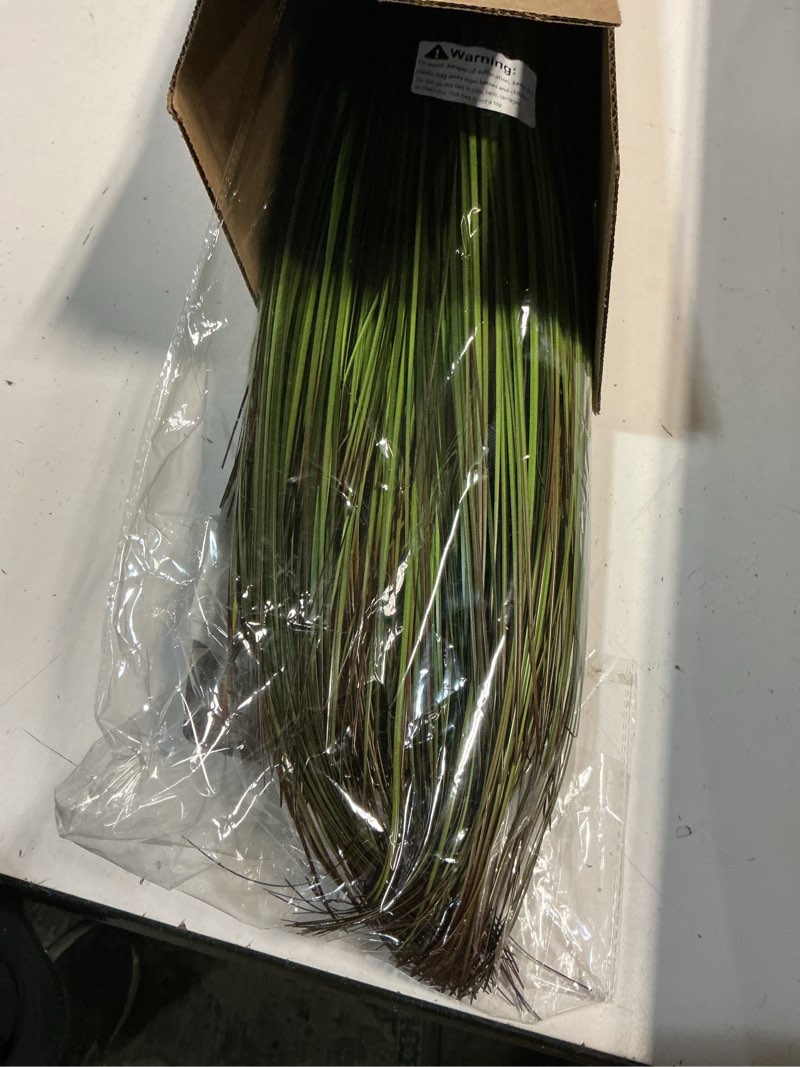 Condition photo showing Good Condition for beebel 27" artificial plants onion grass greenery faux fake shrubs plant flowers wheat grass for house home indoor outdoor office room gardening indoor décor (12 pack)