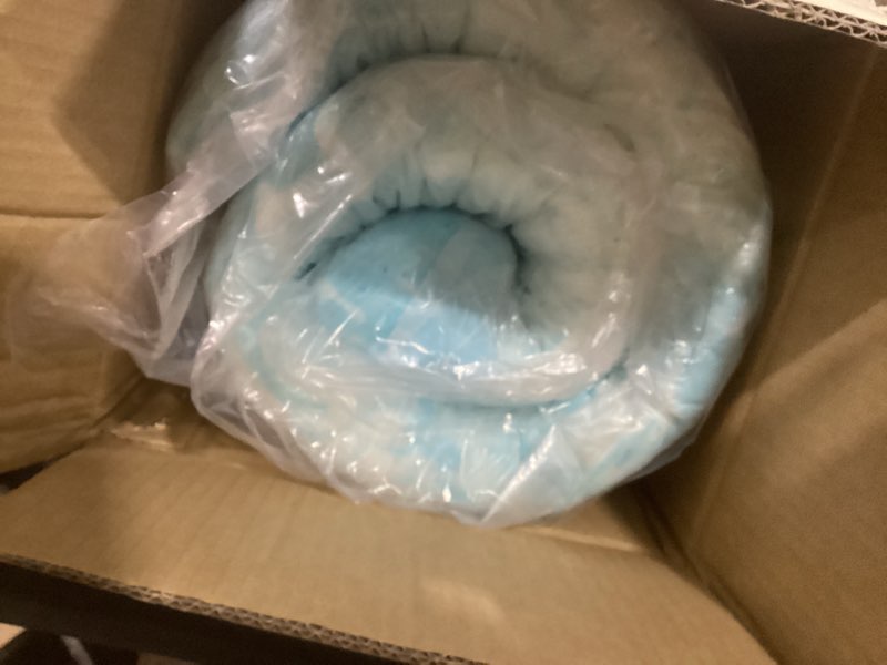 Condition photo showing New/Like New for VALUXE Full Mattress Topper 3 Inch Cooling Gel Memory Foam, CertiPUR-US Certified Topper & Pad for Back Pain Relief, Soft Breathable Bedding with Pressure Relief (Blue) Full 3 INCH