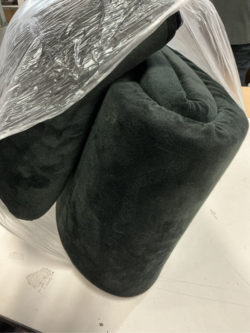 Condition photo showing Good Condition for Foam Ball Pit, 35"x 12" Ball Pits for Toddlers, Soft Round Kiddie Baby Ball Pool for Kids, Ideal Gift for Babies Indoor Outdoor Game, Balls Not Included,Black... Black 35.43IN/90CM