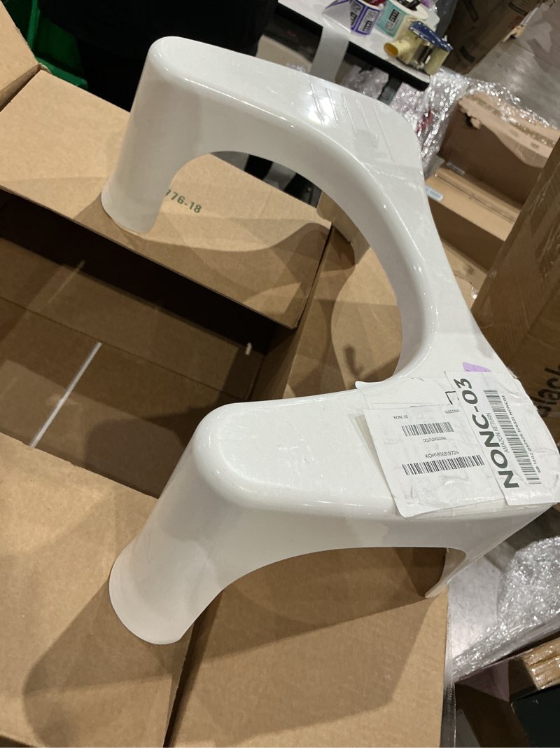 Condition photo showing Good Condition for squatty potty the original bathroom toilet stool, 7 inch height, white white 7 inch