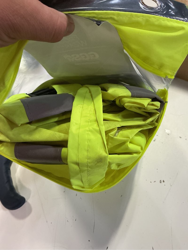 Condition photo showing Good Condition for global glove unisex-adult standard reflective rainwear, hi-vis yellow, size small hi-vis yellow small