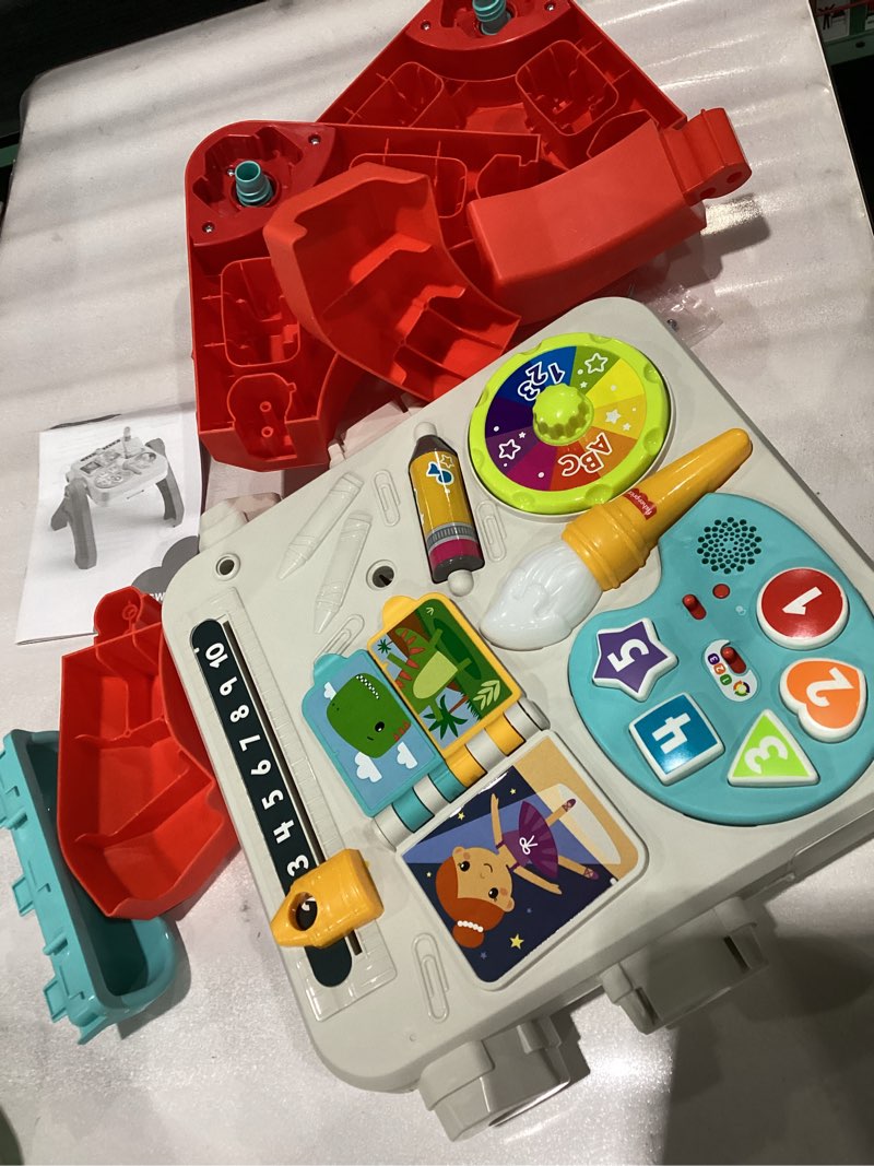 Condition photo showing New/Like New for Fisher-Price Baby & Toddler Toy Laugh & Learn 4-in-1 Activity Table & Art Easel with Educational Music for Ages 6+ Months, Multilanguage Version