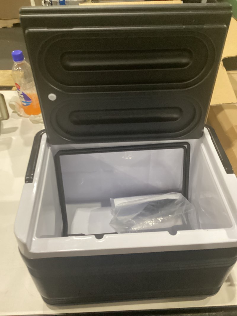 Condition photo showing New/Like New for 8l golf cart cooler with mounting bracket kit, golf cart ice chest for club car ds, ezgo txt, and yamaha g22/g29 golf carts, portable, long-lasting cooling, easy to install