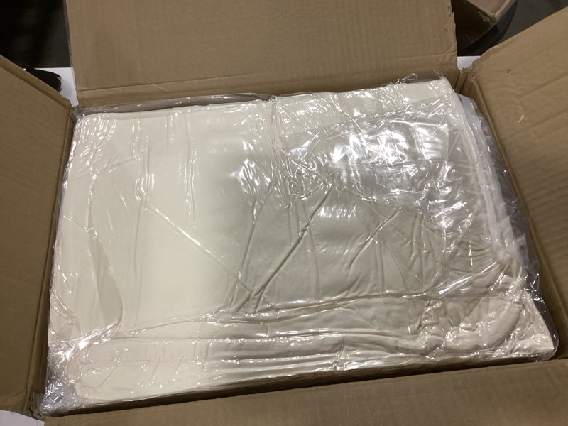 Condition photo showing Good Condition for Aircliff Japanese Floor Mattress, Roll Up Tatami Mat, Sleeping Pad, Shikibuton, High Density Foam Floor Bed Futon Mattress for Sleeping, Dormitory, Guest Bed, Designed in Japan(Twin) White Twin (80"L x 39"W x 2.5"Th)