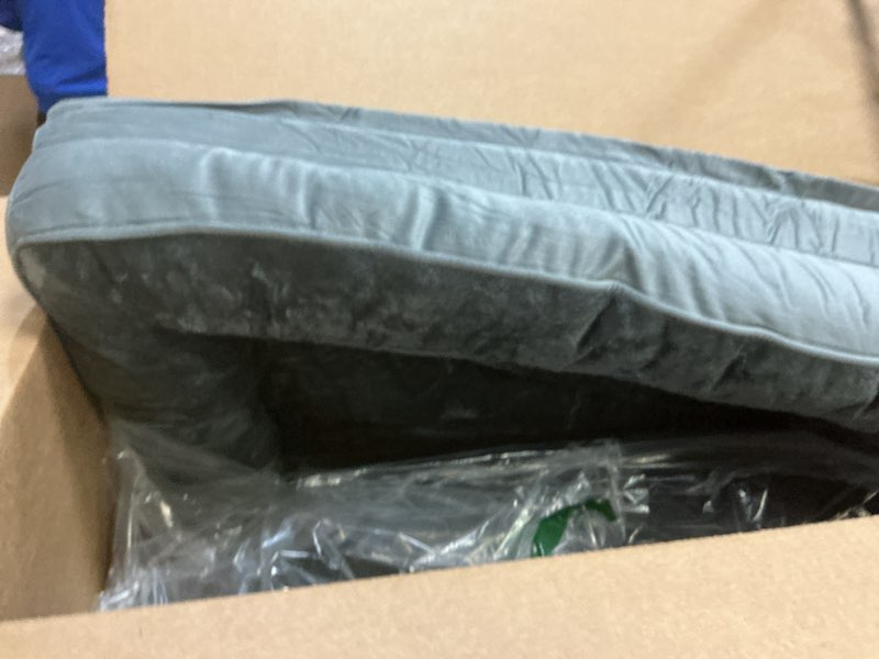 Condition photo showing Good Condition for Bedsure XL Orthopedic Dog Bed for Extra Large Dogs - Washable XLarge Dog Cat Bed Waterproof, Comfort Dogs Couch Sofa with Washable Removable Cover, Pet Bed with Nonskid Bottom, Grey, 42" 42"L x 32"W x 6.5"Th Grey