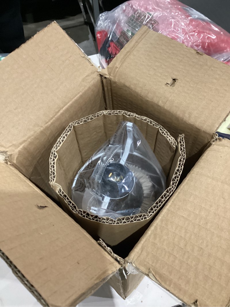 Condition photo showing Good Condition for KUNJOULAM Small Pleated Table Lamp, Bedside Nightstand Lamp with Beige Lampshade, Morden Mini Lamp for Bedroom Home Office Decor, E12 Bulb Included