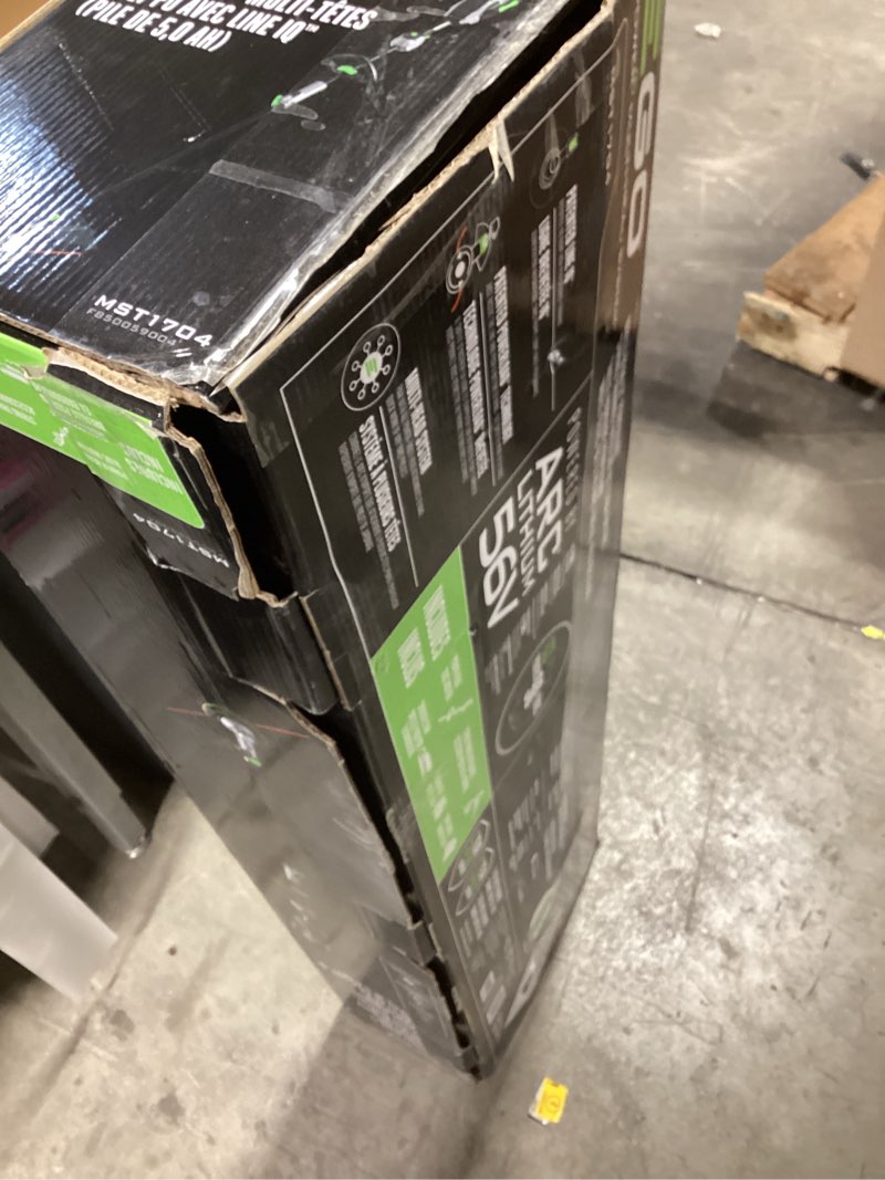 Condition photo showing Good Condition for ego power+ multi-head system with line iq, powerload 56-volt 17-in straight shaft attachment capable battery string trimmer 5 ah (battery included) (charger included)