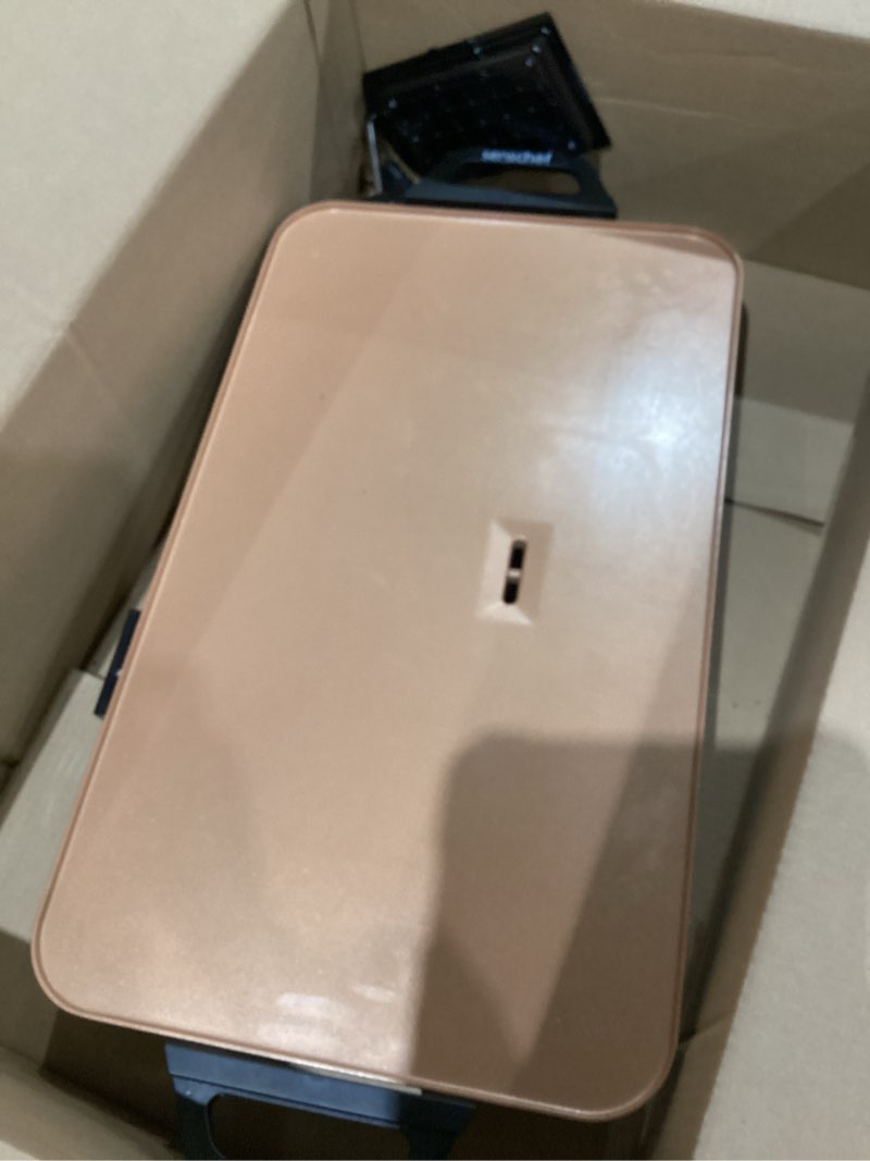 Condition photo showing As Is for CookSimple Everyday 20"x12" Electric Griddle–1700W Nonstick PPG Ceramic Surface, Large Flat Design, Perfect for Family Meals, Pancakes&Eggs, Fast Even Heating, Easy to Clean, Ceramic Copper Flat Design Ceramic Copper