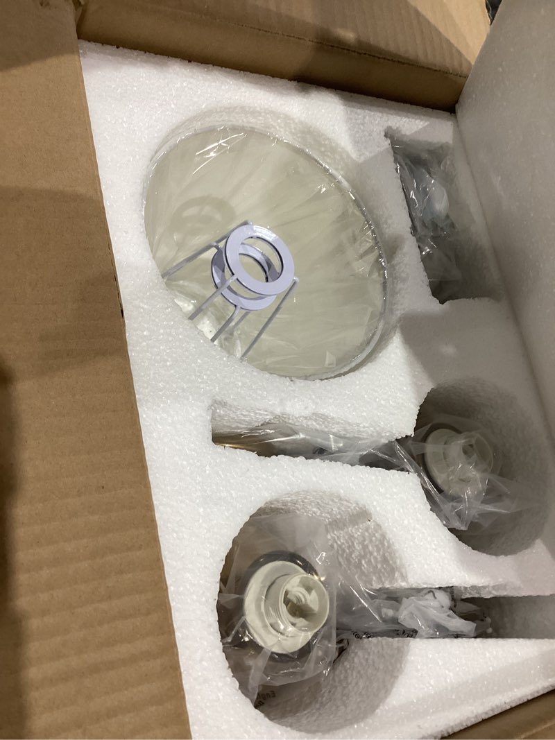 Condition photo showing Good Condition for aiwen 2-light bedroom wall lamps polished solid brass finish wall lights with white flax fabric shade vintage reading lights wall sconces for bedside hallway e12 gold(large)