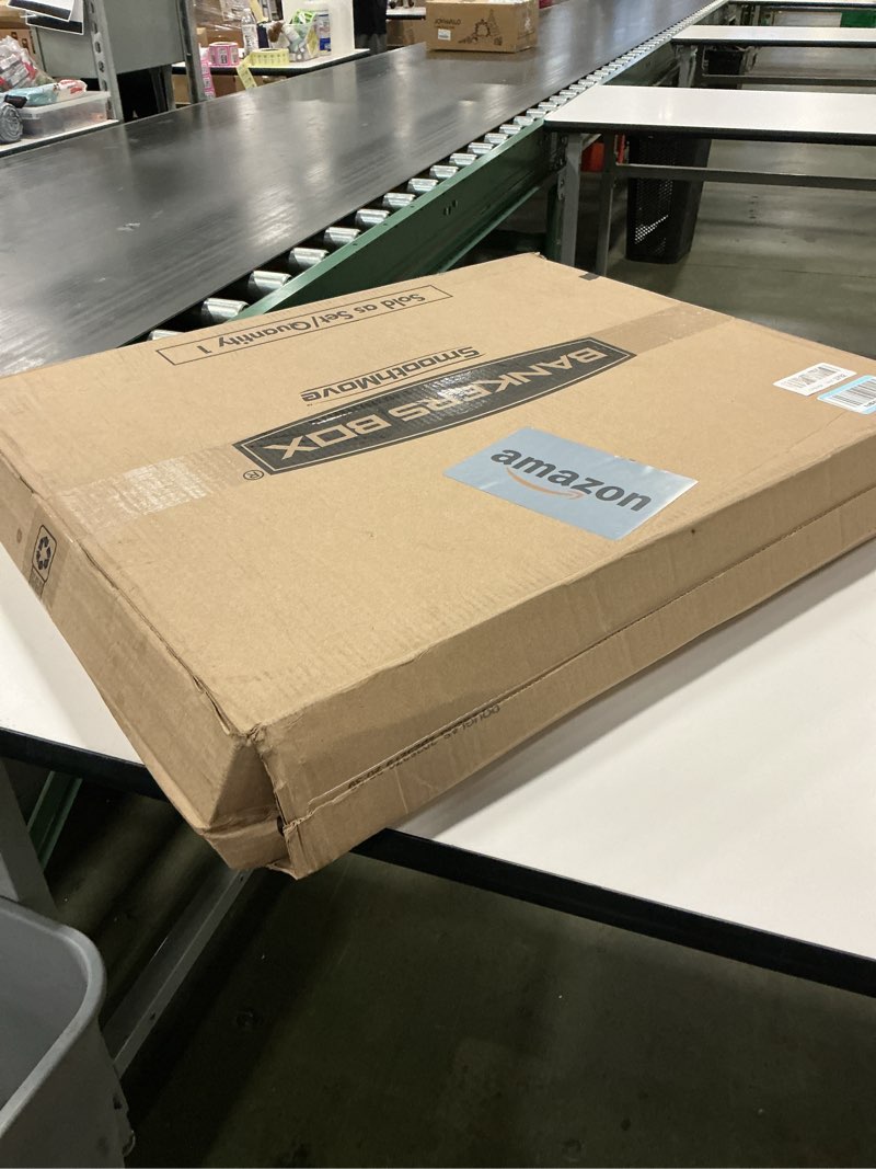 Condition photo showing New/Like New for Bankers Box Small Classic Moving Box 10 Pack, Reinforced Handles, Tape-Free Assembly, Box with Lid, 15-in x 12-in x 10-in (7714901) Small, 10 Count (Pack of 1)