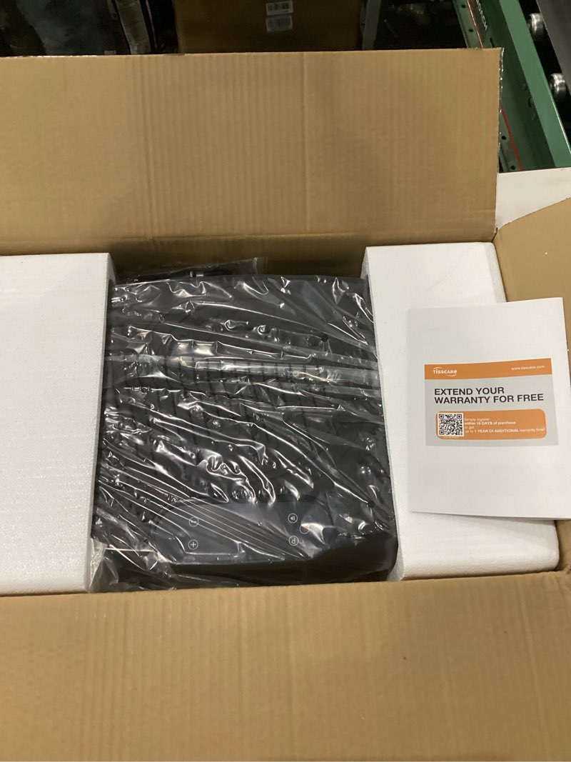 Condition photo showing New/Like New for Vibration Plate Exercise Machine: TISSCARE Vibrating Plates for Weight Loss and Lymphatic Drainage, 400lbs Shake Plate Whole Body Workout Platform for Home Fitness Fat Burner Gifts for Women Men Black