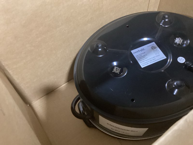 Condition photo showing Good Condition for Crockpot SCV700-CH-BR Slow Cooker 7 quarts Charcoal 7qt Charcoal