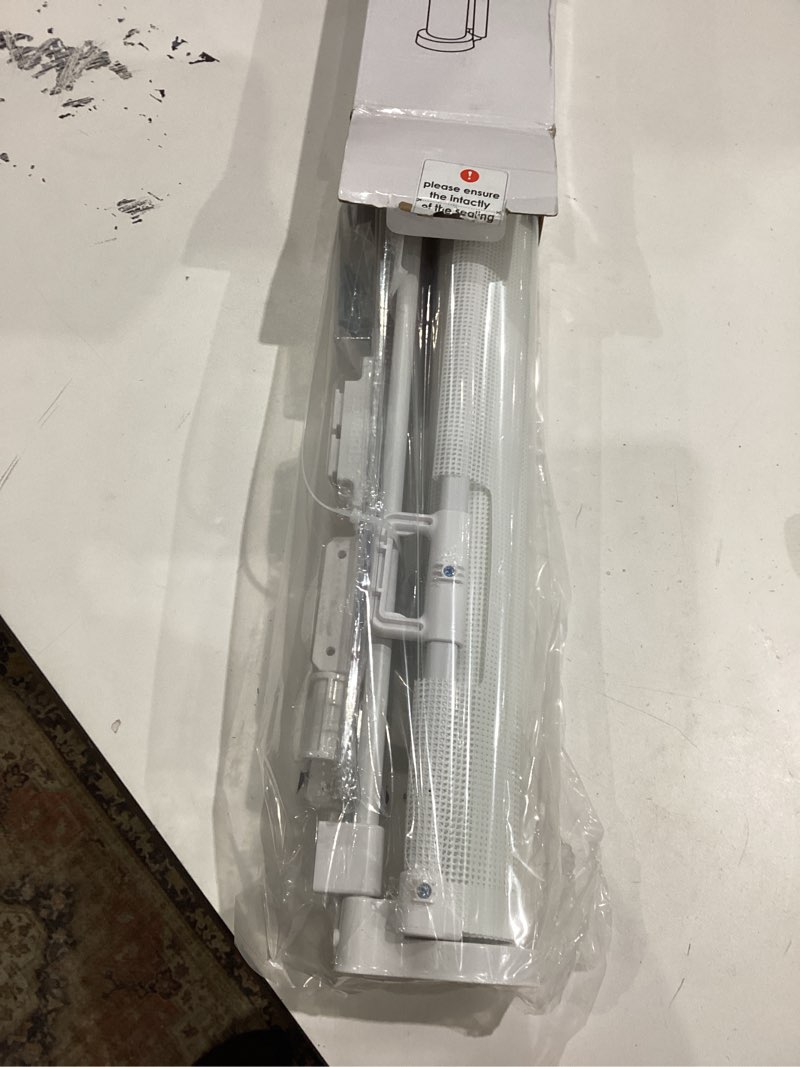 Condition photo showing Good Condition for miumoon 140inch retractable baby gates 42 inch tall, retractable gate with reinforced strip design to prevent crawling through, 12 ft extra wide retractable dog gate for indoor/outdoor white 42\\\" tall x 140\\\" wide