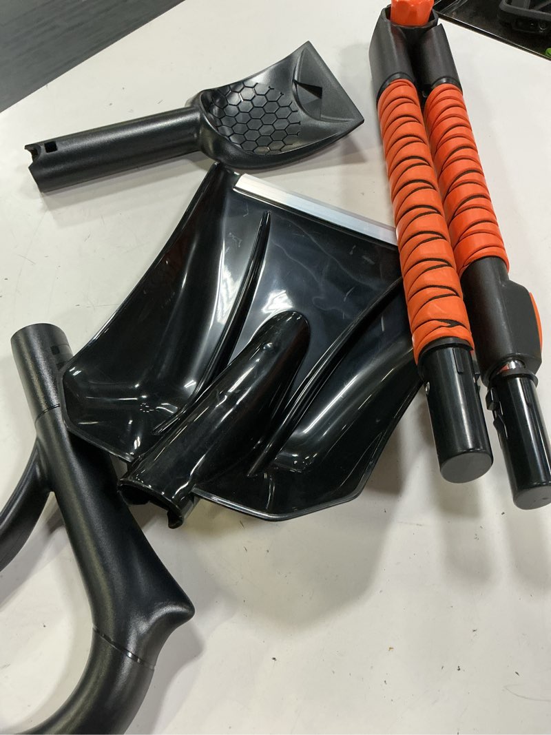 Condition photo showing Good Condition for 1pc magshion 42\" extendable ice scraper snow brush for car windshield with squeegee, foam grip & 180° pivoting thicken brush head, 4-in-1 emergency snow shovel kit for cars, trucks, suvs, vehicle