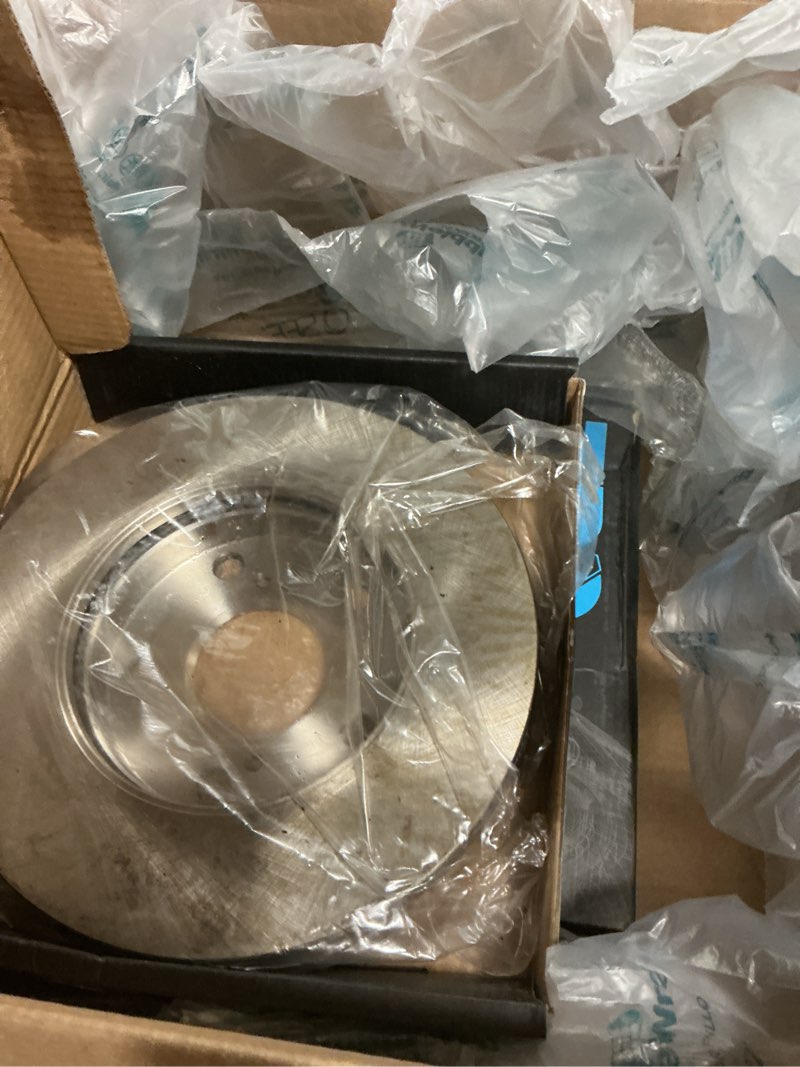 Condition photo showing As Is for TRQ Front Ceramic Brake Pad & Rotor Kit Compatible with 1992-1998 Toyota Camry L4 2.2L 1999-2001 Camry L4 2.2L with 14 Inch Wheels CD562 BR3291 96219