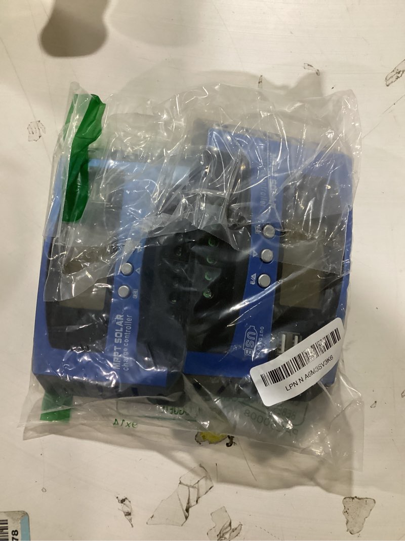 Condition photo showing Good Condition for 2PCS 30A PWM Solar Charge Controller, 12V 24V Dual USB Solar Panel Battery Intelligent Regulator with LCD Display, Auto Parameter Adjustable, Timer Setting, Multiple Load Control Modes