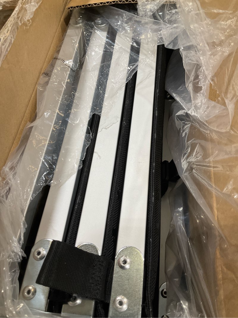 Condition photo showing Good Condition for dgsl dog ramp for car, 4-step folding dog stairs, aluminum, black, supports up to 250 lbs black 16.9in-4 steps