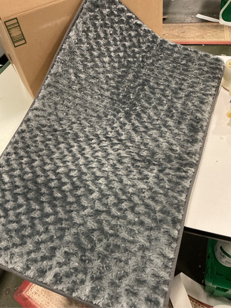 Condition photo showing Good Condition for Dog Bed for Crate High Resilience Foam Crate Pad Mat for Medium Large Dogs Washable Anti-Slip,35" x 22",Dark Gray 35"L x 22"W x 1.2"Th Dark Grey