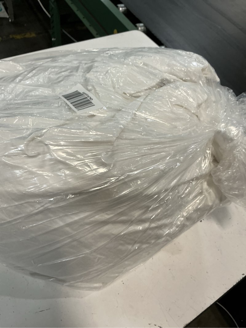 Condition photo showing As Is for premium feather pillow insert, 22x22, no color