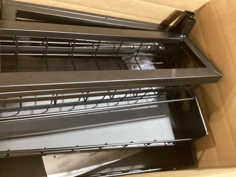 biboraya under sink organizer upgrade to professional rails,2-tier dual pull out cabinet storage,hei