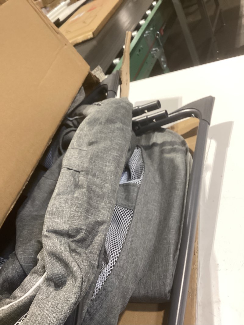 Condition photo showing Good Condition for Cocoon Deluxe Folding Travel Bassinet (Heather Gray) - Lightweight Baby Bed and Portable Bassinet with Removable Mesh Canopy, Perfect Travel Crib & Bedside for Baby, Includes Carrying Tote Bag Deluxe Heather Gray