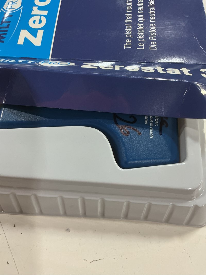 Condition photo showing As Is for milty zerostat anti-static device, plastic