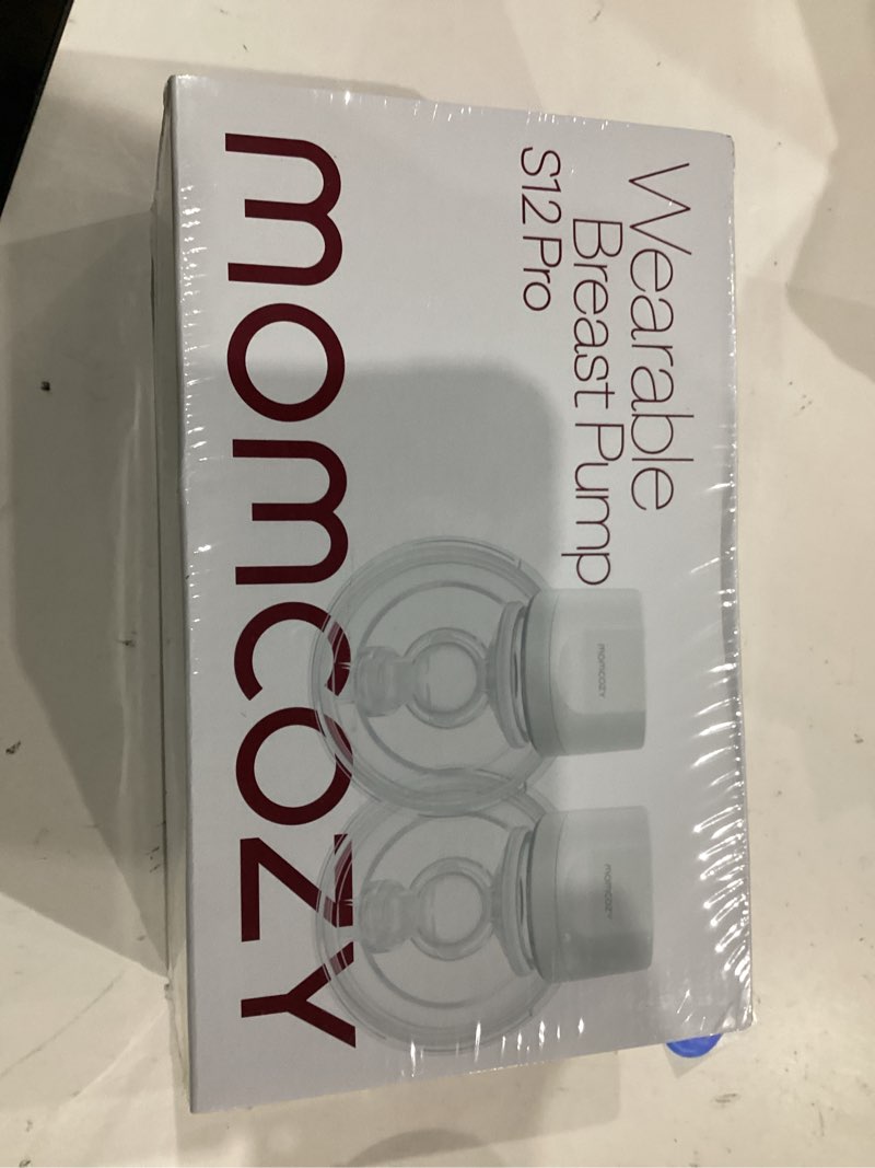 Condition photo showing New/Like New for Momcozy Hands-Free Breast Pump S12 Pro, Wearable & Portable Pump with Soft DoubleFit Flange, 3 Modes | 9 Levels Double Electric Pump, Smart Display, 24mm, 2 Pack, Cozy White Pack of 2 Cozy White