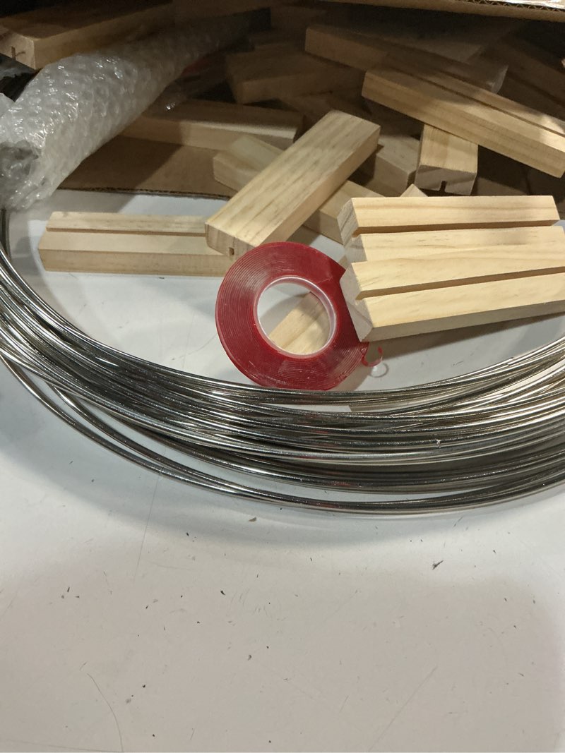 Condition photo showing As Is for hrx 3mm aluminum wire, 50 feet bendable metel wire, metal craft wire for sculpting, armature, jewelry making, molding, wire weaving and wrapping  