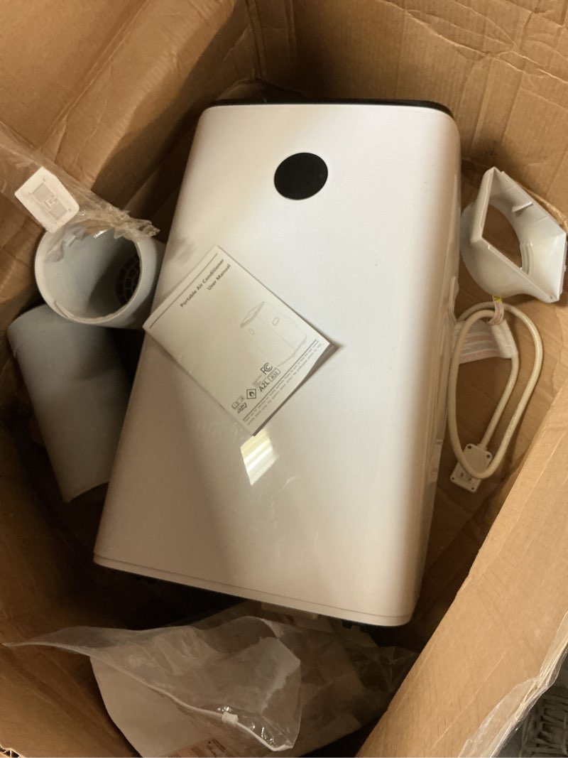 Condition photo showing As Is for 14000 btu inverter portable air conditioners, dual hose portable ac for large room up to 700 sq. ft, 3-in-1 self-evaporating ac units with fan & dehumidifier, quiet sleep mode(42db), auto swing