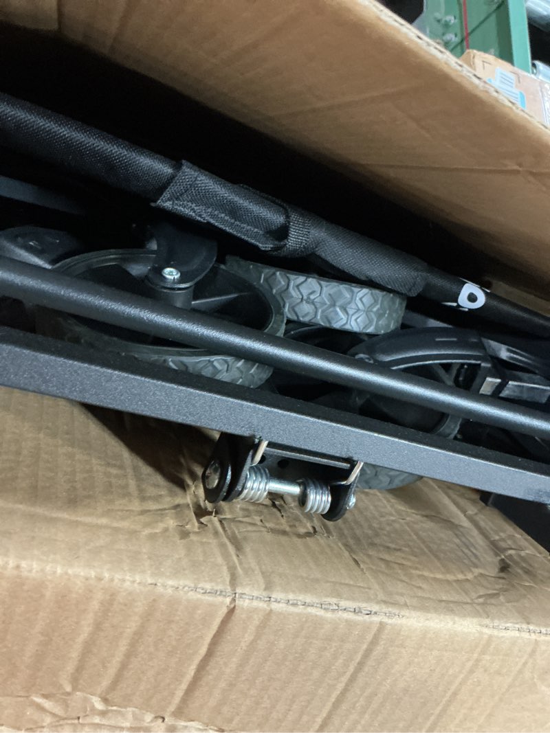 Condition photo showing New/Like New for Collapsible Wagon with Wheels, 370lbs Weight Capacity Foldable Beach Wagon with Flexible Handle Portable Utility Wagon Cart for Outdoor, Grocery, Garden, Camping 140L