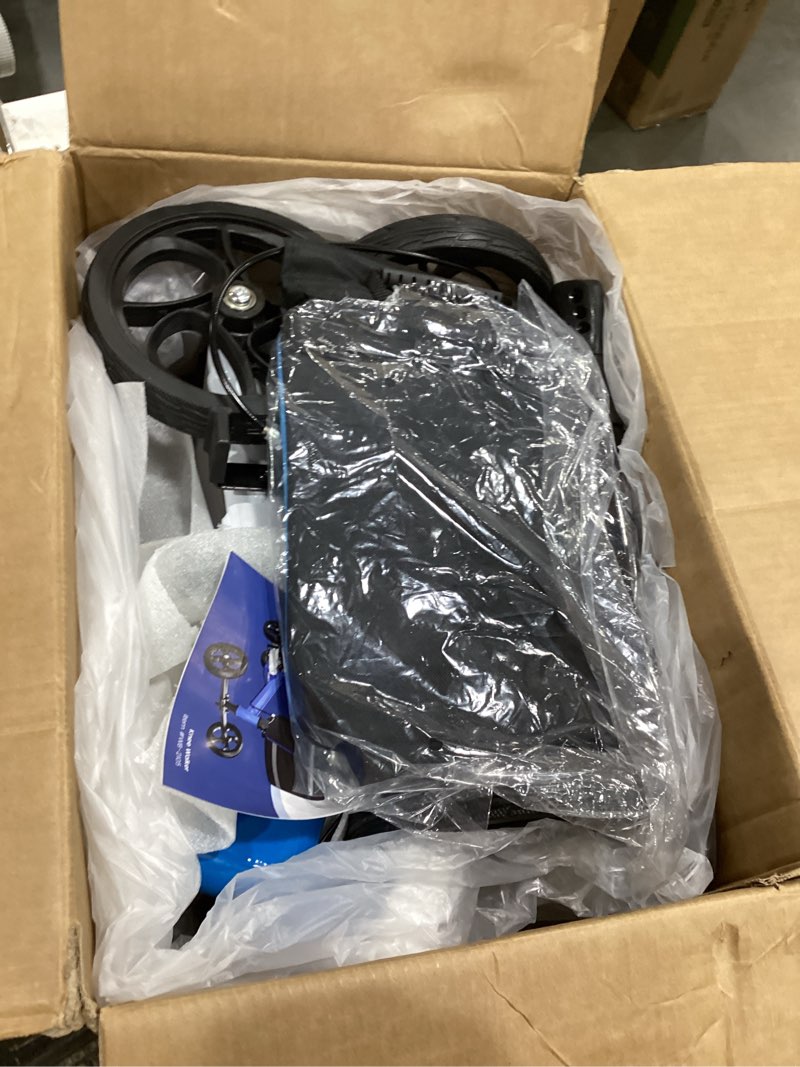 Condition photo showing Good Condition for blessreach knee scooter walker for adults foot injuries ankle surgery, knee scooters for adult, foldable steerable with dual handbrake, height adjustable handle & knee pad, 300 lbs capacity,blue