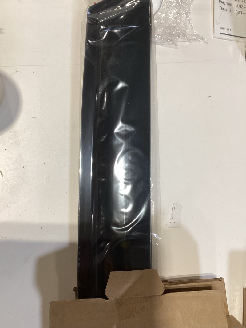 Condition photo showing Good Condition for lightronic extra durable outside-mount auto vent window visor, fit 2013-2018 hyundai santa fe (excludes santa fe xl), uv protection rain guard, original wind deflector, no-drilling, dark smoke, 4pcs