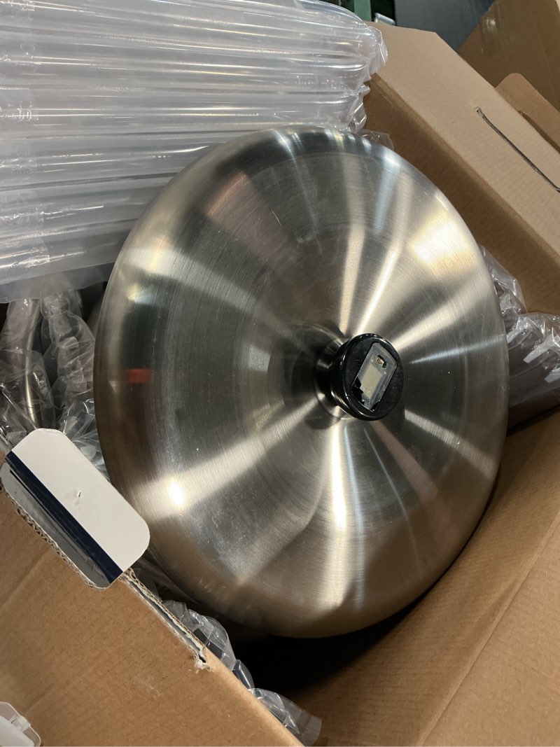 Condition photo showing As Is for GLACIER FRESH 2.25G Stainless Steel Countertop Water Filtration System, Gravity-Fed with Elarisey™ Filtration Technology, Reduces Heavy Metals, PFOA & PFOS, and Meets SGS Standards