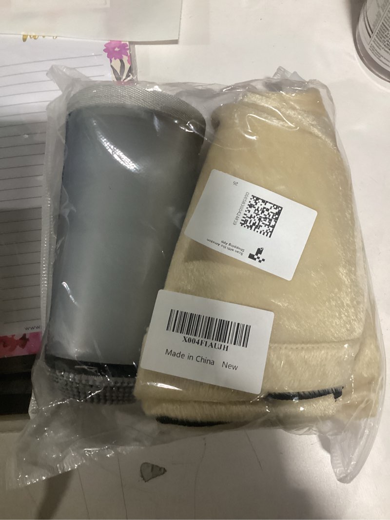 Condition photo showing New/Like New for Dog Cone Collar with Enhanced Anti-Licking, Inflatable Dog Cone After Surgery, Adjustable Size with Soft Padding for Small Medium Large Dogs - Pale Yellow/XL Pale Yellow XL