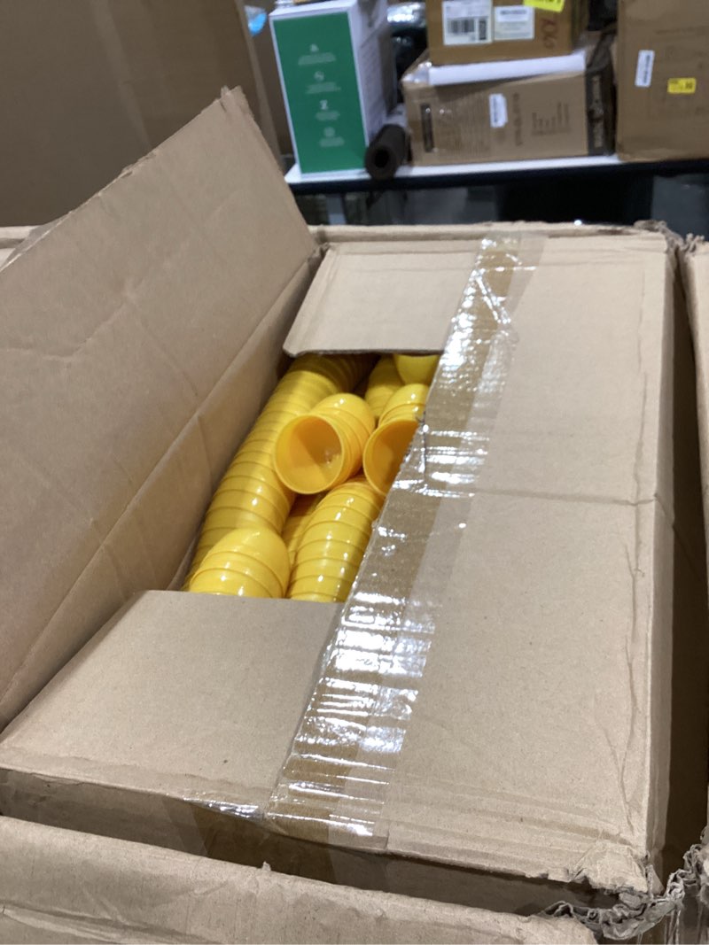 Condition photo showing Good Condition for linaye 600pcs plastic easter eggs bulk fillable, 6 colors 2.3" empty eggs bulk for easter eggs hunts party favors decorations, classroom prizes, basket stuffers