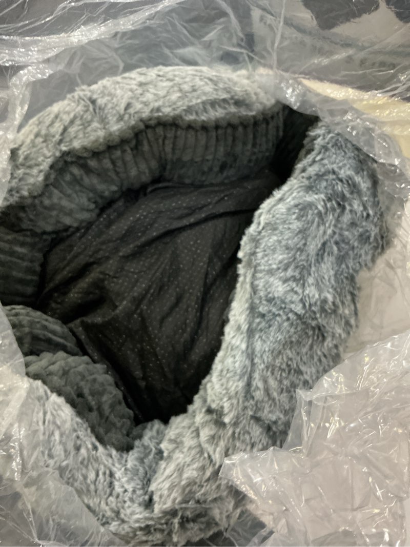 Condition photo showing Good Condition for bedsure washable dog bed small dog?cat- rectangle fluffy plush kitten puppy bed, comfy corduroy fleece and nonskid bottom,20x19x6inches,suitable for pet up to 15lbs,grey grey 20"l x 19"w x 6"th