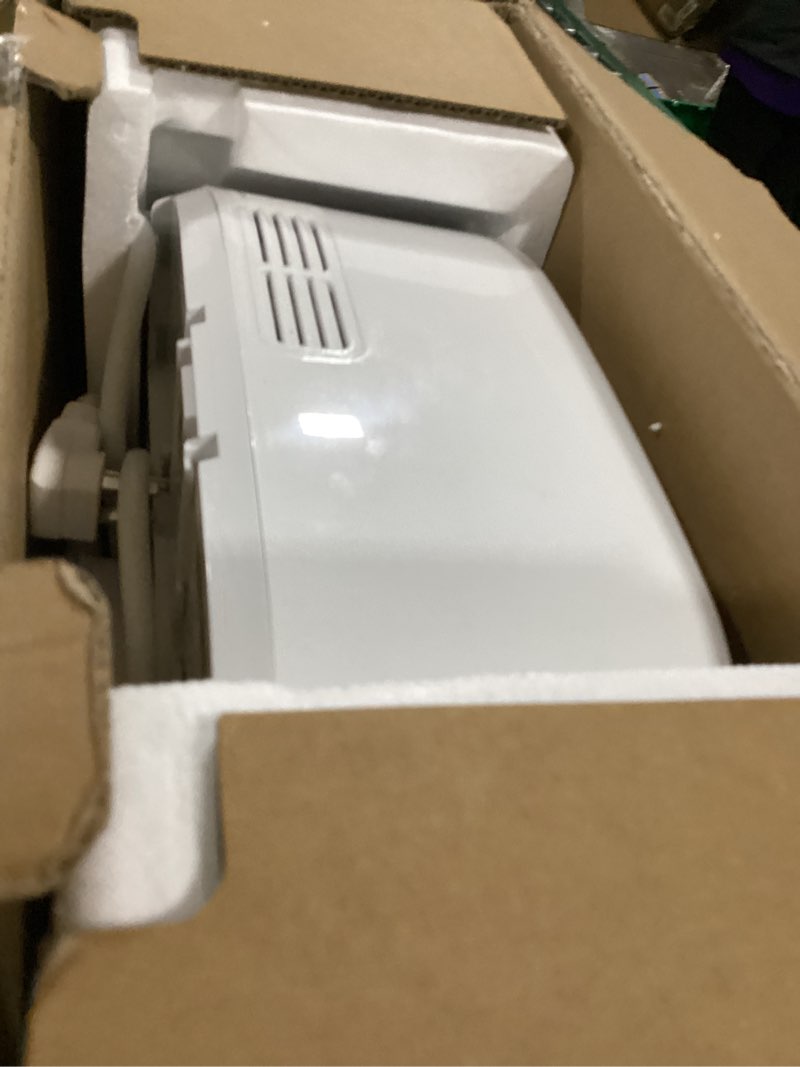 Condition photo showing As Is for Electric Bidet Toilet Seat Elongated, Slow Close Seat, Warm Air Dryer, Remote Control, LED Light, Smart Heated Bidet Seat, Temp Adjustable Toilet Lid