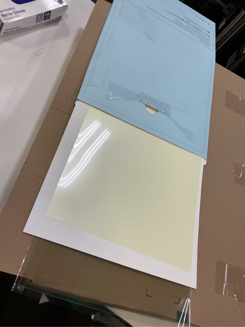 Condition photo showing Good Condition for [2-pack] 27 inch computer blue light blocking screen protector for 16:9 widescreen monitor, anti glare anti-uv eye protection desktop pc led monitor filter, removable anti-scratch screen film 27in 27 inch - 16:9 aspect ratio