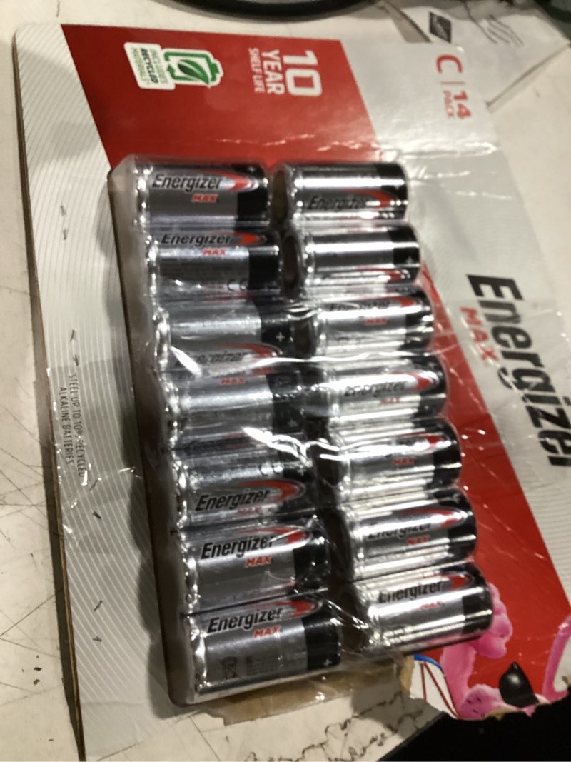 Condition photo showing Good Condition for energizer max c batteries, 14 pk.