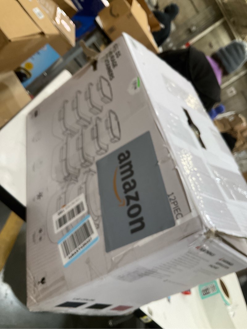 Condition photo showing As Is for 12-Pack Glass Containers with Tempered Lids – Borosilicate, Oven-Safe(-4°F~950°F), Airtight, BPA-Free, Multi-Size for Meal Prep, Dishwasher Safe (Gray)