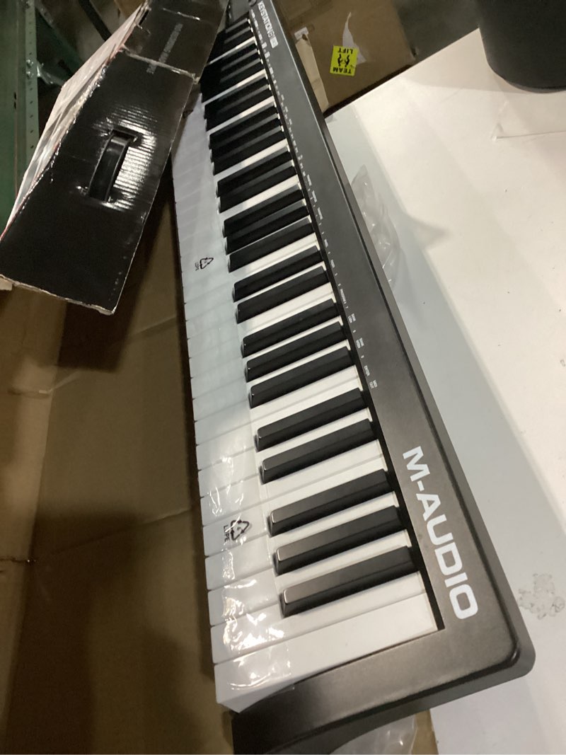 Condition photo showing As Is for M-AUDIO Keystation 61 MK3 - Synth Action 61 Key USB MIDI Keyboard Controller with Assignable Controls, Pitch and Mod Wheels, and Software Included Keyboard Only 61-Key