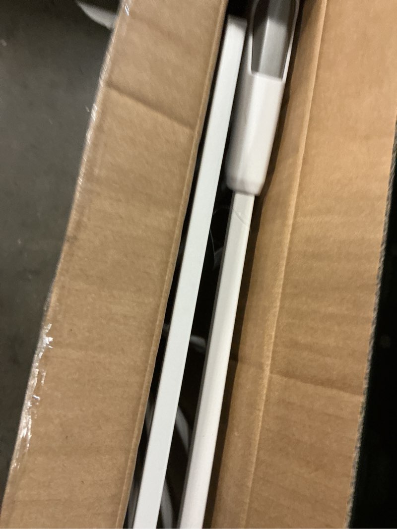 Condition photo showing New/Like New for babelio baby gate for stairs, kitchen & doorways, 26-43" w 28" h no bottom bar| easy installation| one-handed operation| auto-close| hardware mount (drill needed) safety dog/pet gate indoor (white)