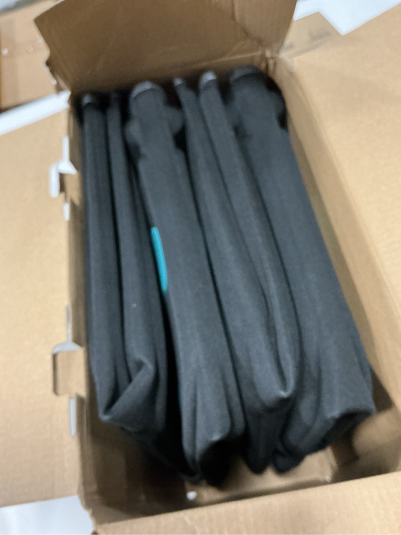 Condition photo showing Good Condition for heytrip car seat protector, 2 packs, rear-facing/forward facing car seat mat for 0~12 years old children, waterproof, easy cleanup, non-slip, fit most car seats(black blue) black 2 pack