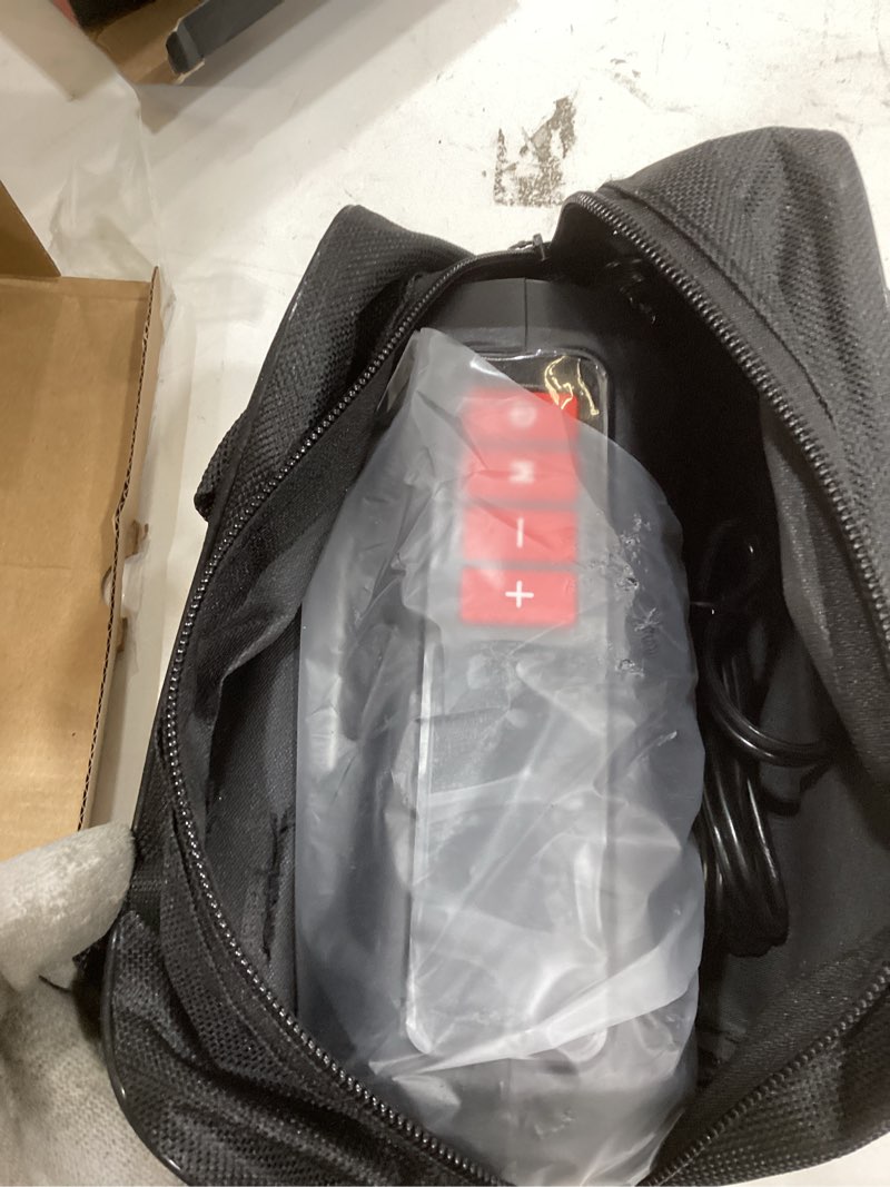 Condition photo showing Good Condition for R8 Tire Inflator Portable Air Compressor, DC 12V Air Compressor Portable with Large Dual Digital Screen, 3X Faster Inflation Air Pump for Car, Bike, Ball, Motor Red