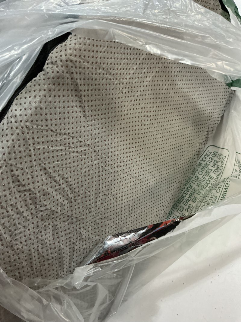 Condition photo showing As Is for Foot Rest for Under Desk at Work, Adjustable Footrest for Office Chair & Gaming Chair,Ergonomic Footrest Pillow Desk Foot Stool with Washable Cover for Home, Airplane, Travel (Black)