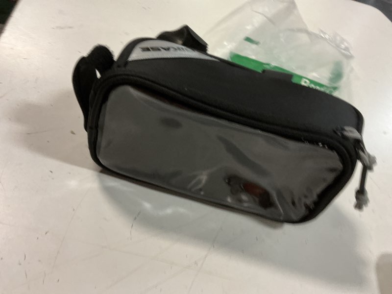 Condition photo showing Good Condition for bikase beetle large e-bike phone bag - water resistant nylon phone mount for bicycles, fits iphone 15/14/13 max & samsung galaxy, easy install top tube cell holder for ebikes medium
