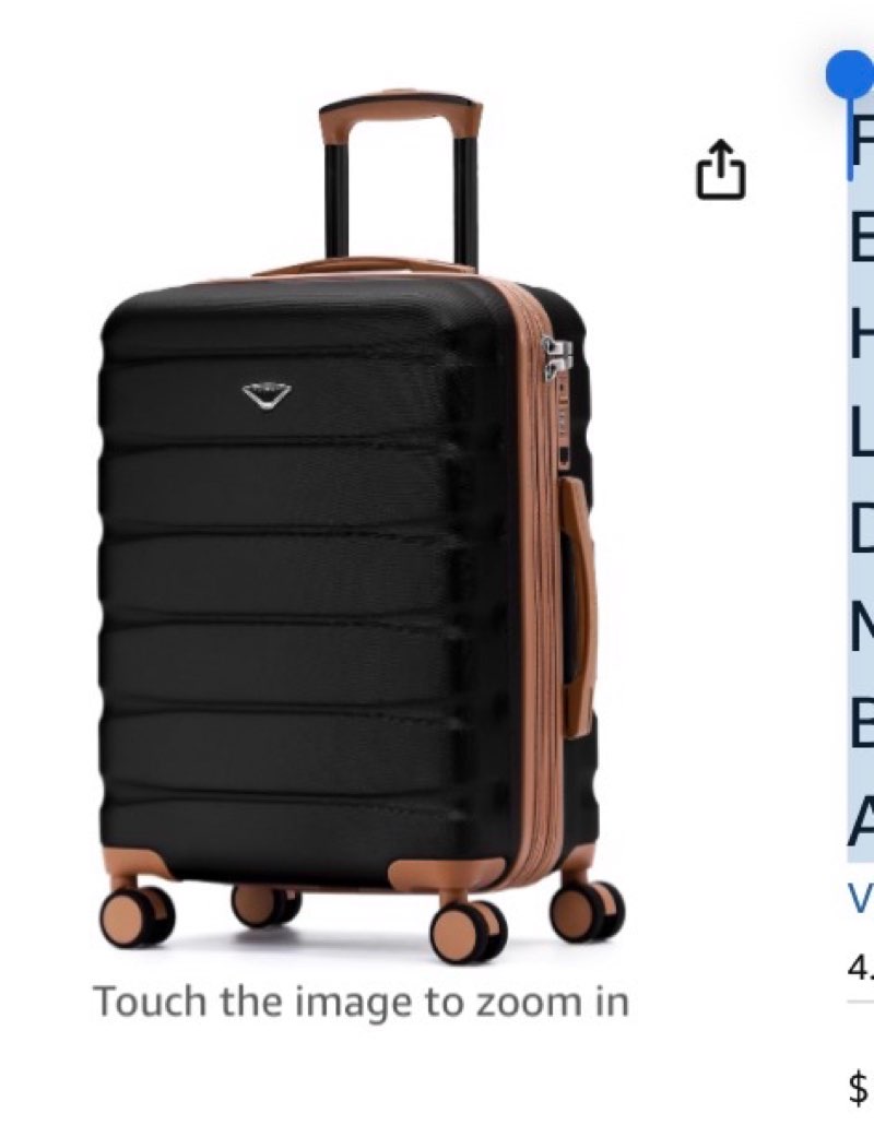 flight knight 24x16x10 expandable carry on suitcase hardside tsa lock usb c lightweight luggage silent double spinner wheels maximum overhead carry-on bag for virgin south west approved black/tan