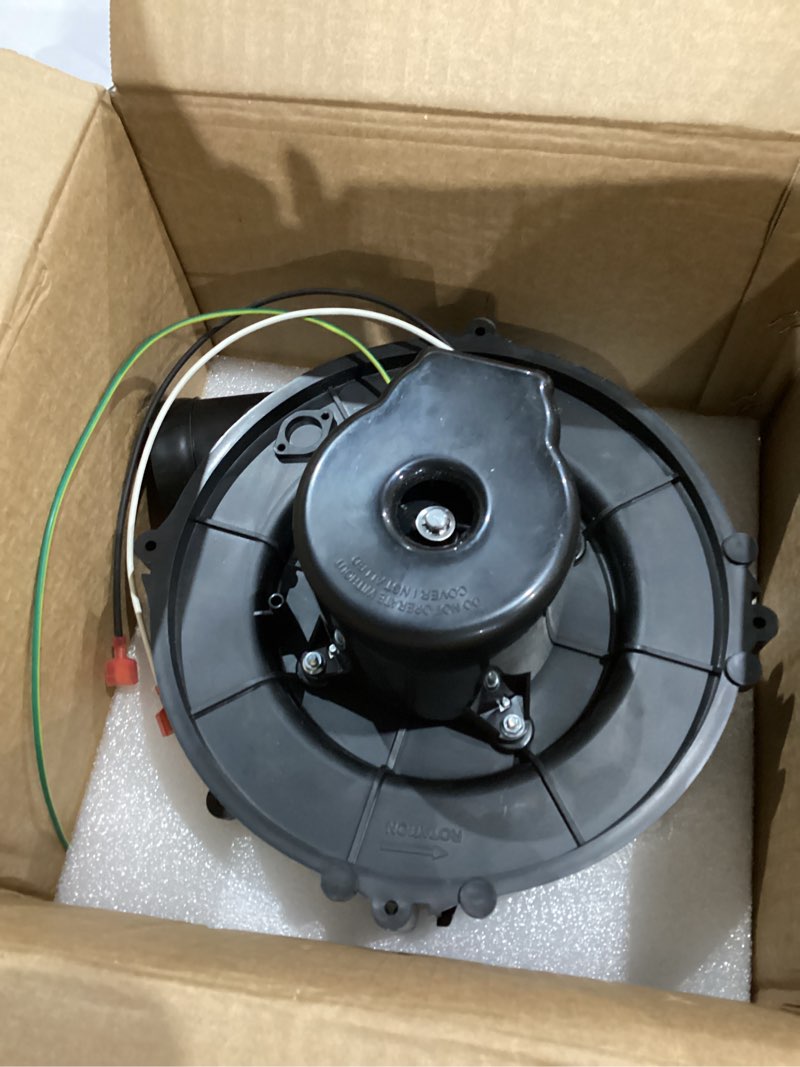 Condition photo showing As Is for 71582108 furnace draft inducer motor replacement for fasco jakel goodman amana compatible with 119384-00 119350-00 70582097 115v 60hz 2.5a