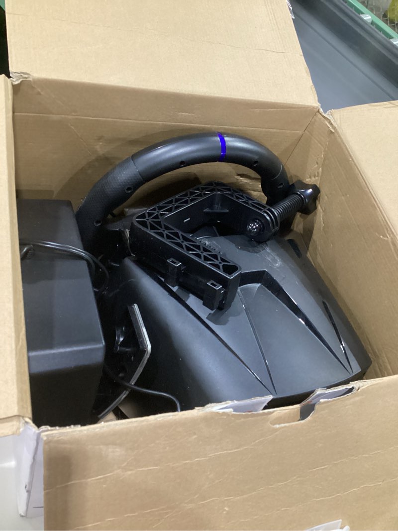 Condition photo showing As Is for PXN PC Racing Wheel, V900 GEN2 Universal Usb Car Sim 270/900 Degree Race Steering Wheel with Pedals for PS3, PS4, Xbox One, Xbox Series X/S, Switch, Android TV
