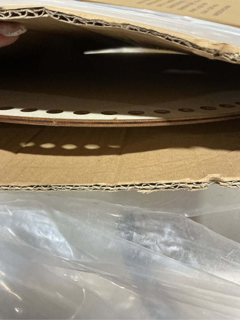 Condition photo showing New/Like New for vercraft moses basket wood bottom 27.56 x 15.75 inches/ 70 x 40 cm oval natural wood base shaper for diy crochet or knitting weaving crafts home decoration (base only) hole: 1cm(1 pc) 1 70 x 40cm